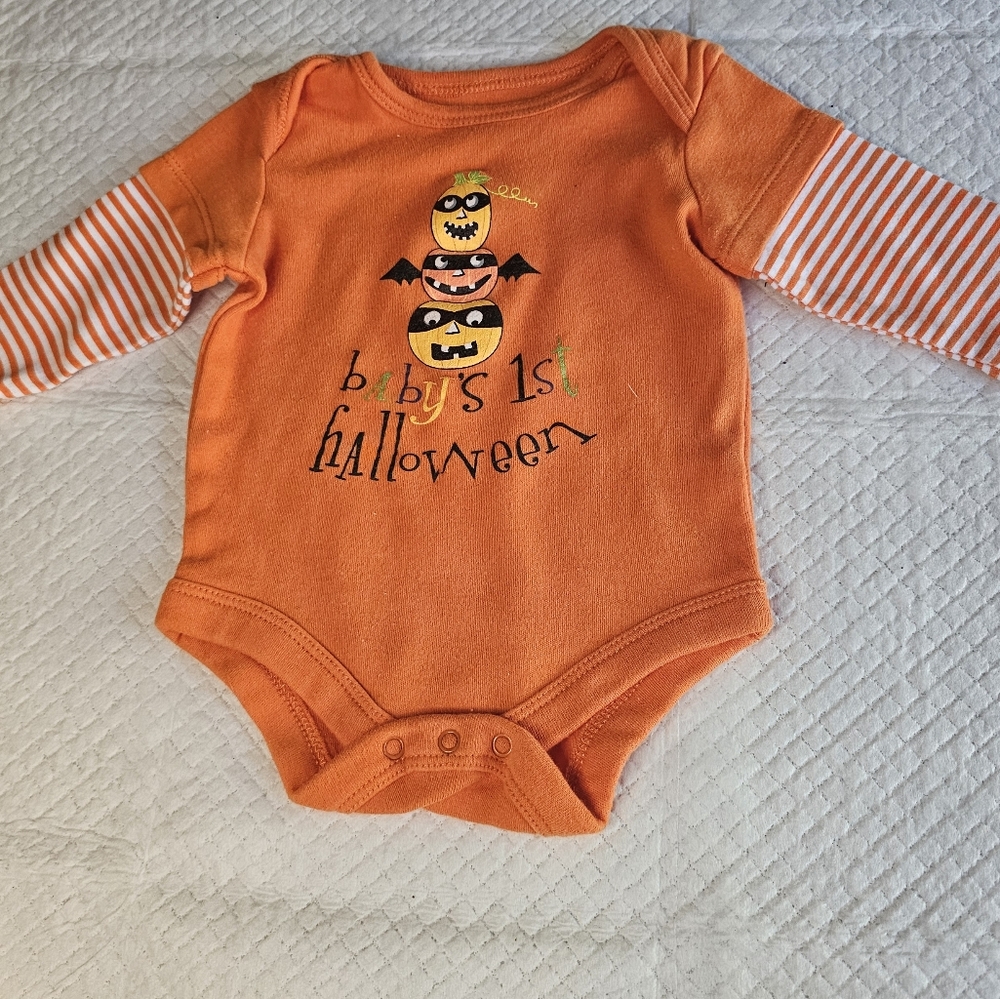 Baby's First Halloween Onsie. Size 0-3 Months.